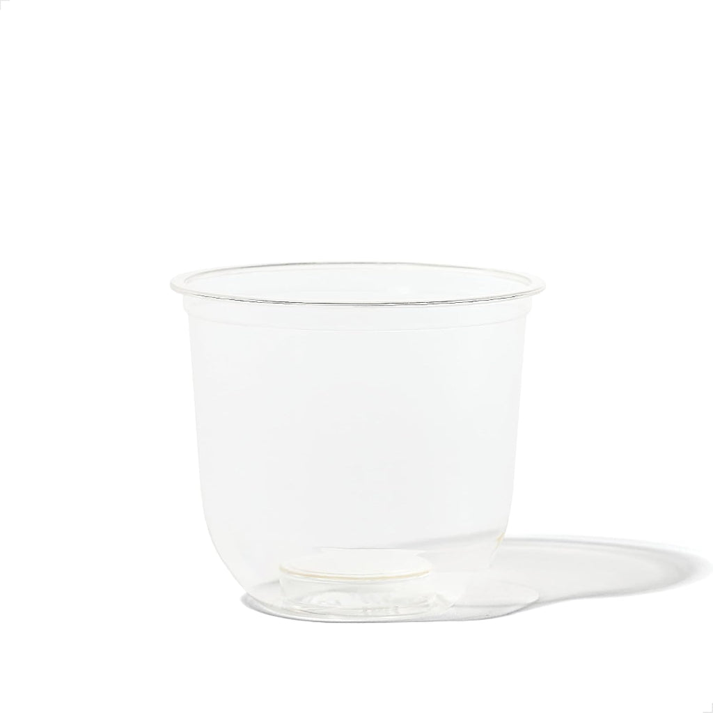 NATURAL Arc - Plant Based Cups 12 oz - Plastic Alternative Cups for Parties, Bachelorettes, Weddings - Recyclable Clear Cold Cups - Set of 1000, 12oz