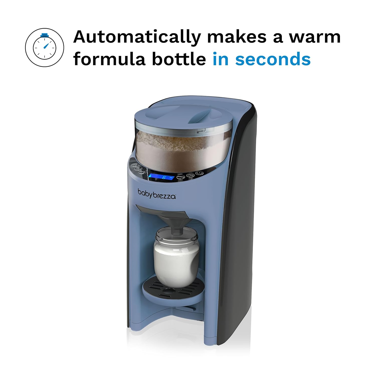Formula Pro Advanced Formula Dispenser Machine - Automatically Mix a Warm Formula Bottle Instantly - Easily Make Bottle with Automatic Powder Blending, Slate