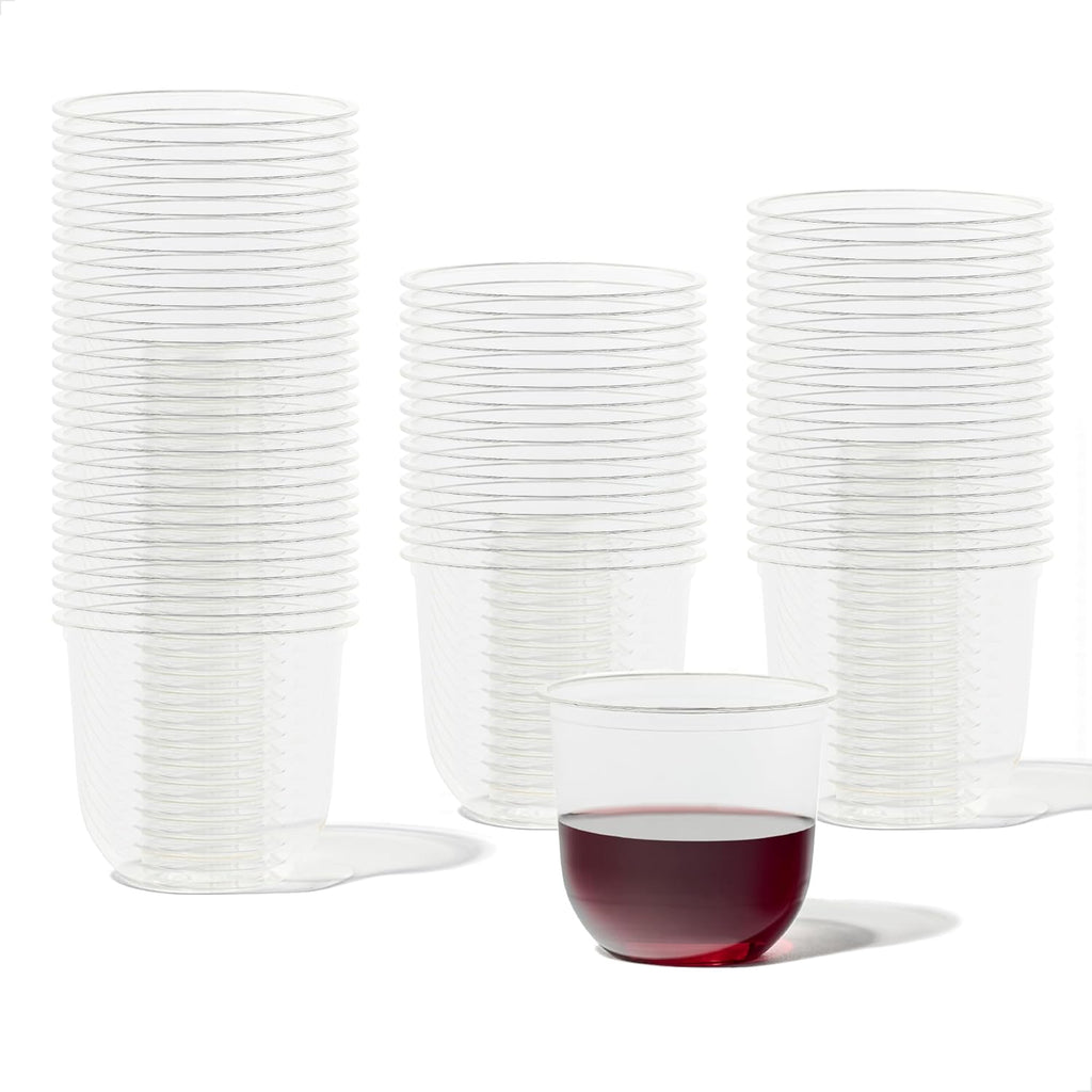 NATURAL Arc - Plant Based Cups 12 oz - Plastic Alternative Cups for Parties, Bachelorettes, Weddings - Recyclable Clear Cold Cups - Set of 1000, 12oz