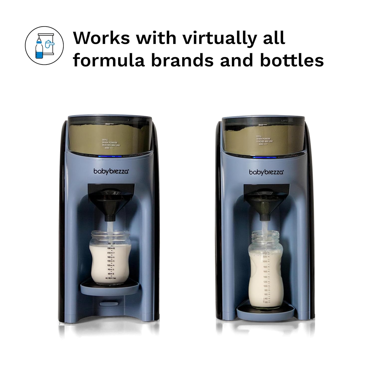 Formula Pro Advanced Formula Dispenser Machine - Automatically Mix a Warm Formula Bottle Instantly - Easily Make Bottle with Automatic Powder Blending, Slate