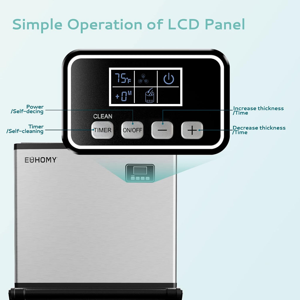 Commercial Ice Maker Machine 400Lbs/24H,ETL Approval, Industrial Ice Machine, 250Lbs Storage, Ice Ready in 11-20min, Stainless Steel Ice Maker for Bar/Cafe/Restaurant/Business